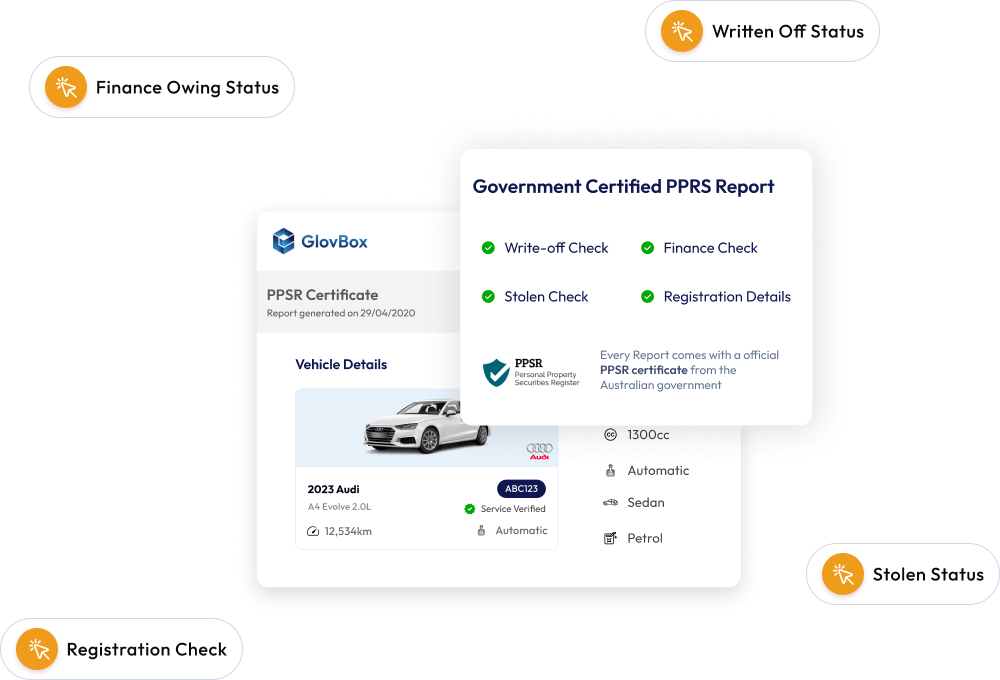 PPSR / Revs Check PPSR / Revs Check